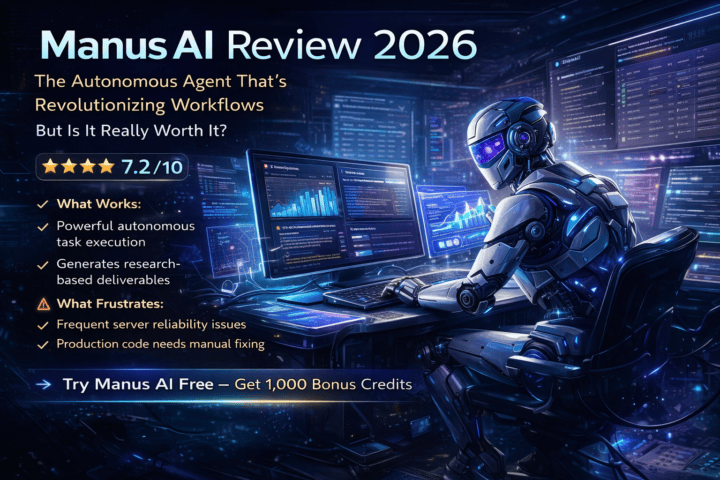 Manus AI product screenshot 1