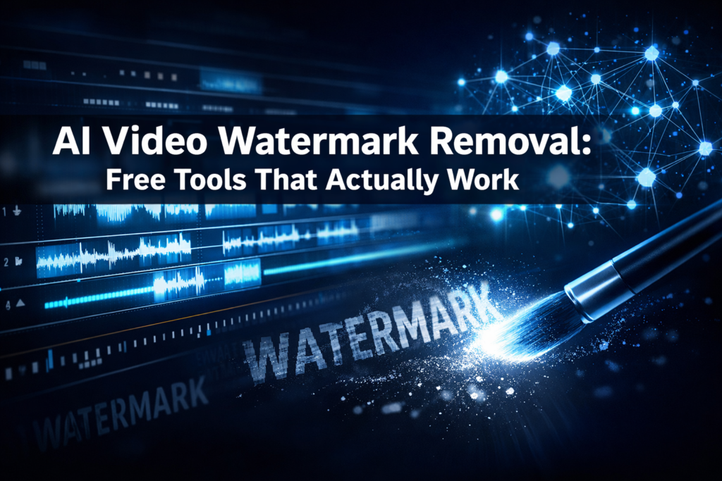 AI video watermark removal free tools that actually work?
