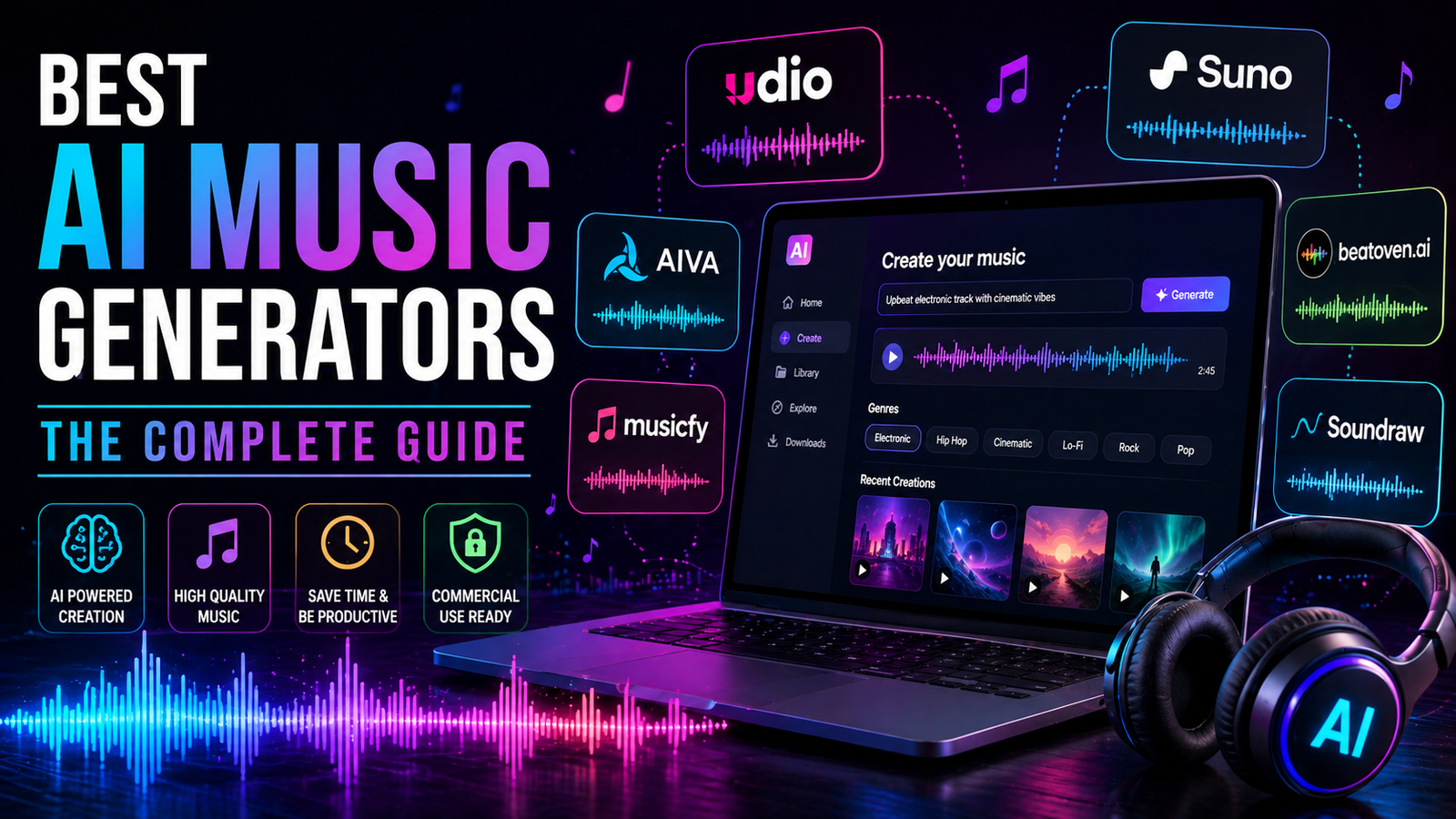 Best AI Music Generators in 2026: The Complete Guide - ReviewNexa