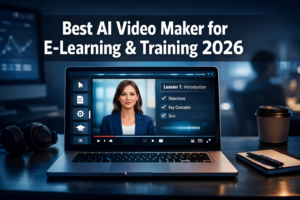 Best AI video maker for e-learning courses and training?