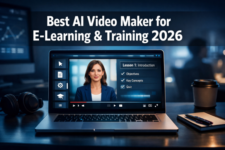 Best AI video maker for e-learning courses and training?