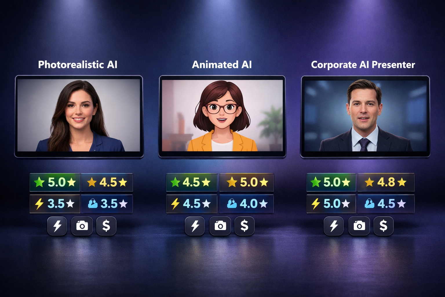 create talking head videos with AI