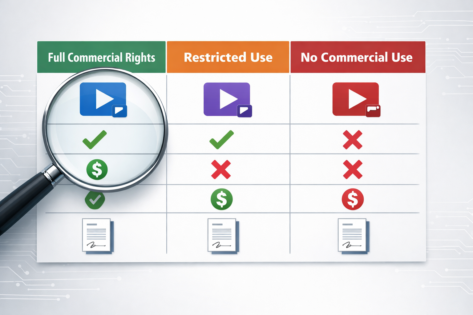 AI Generated Videos & Commercial Copyright