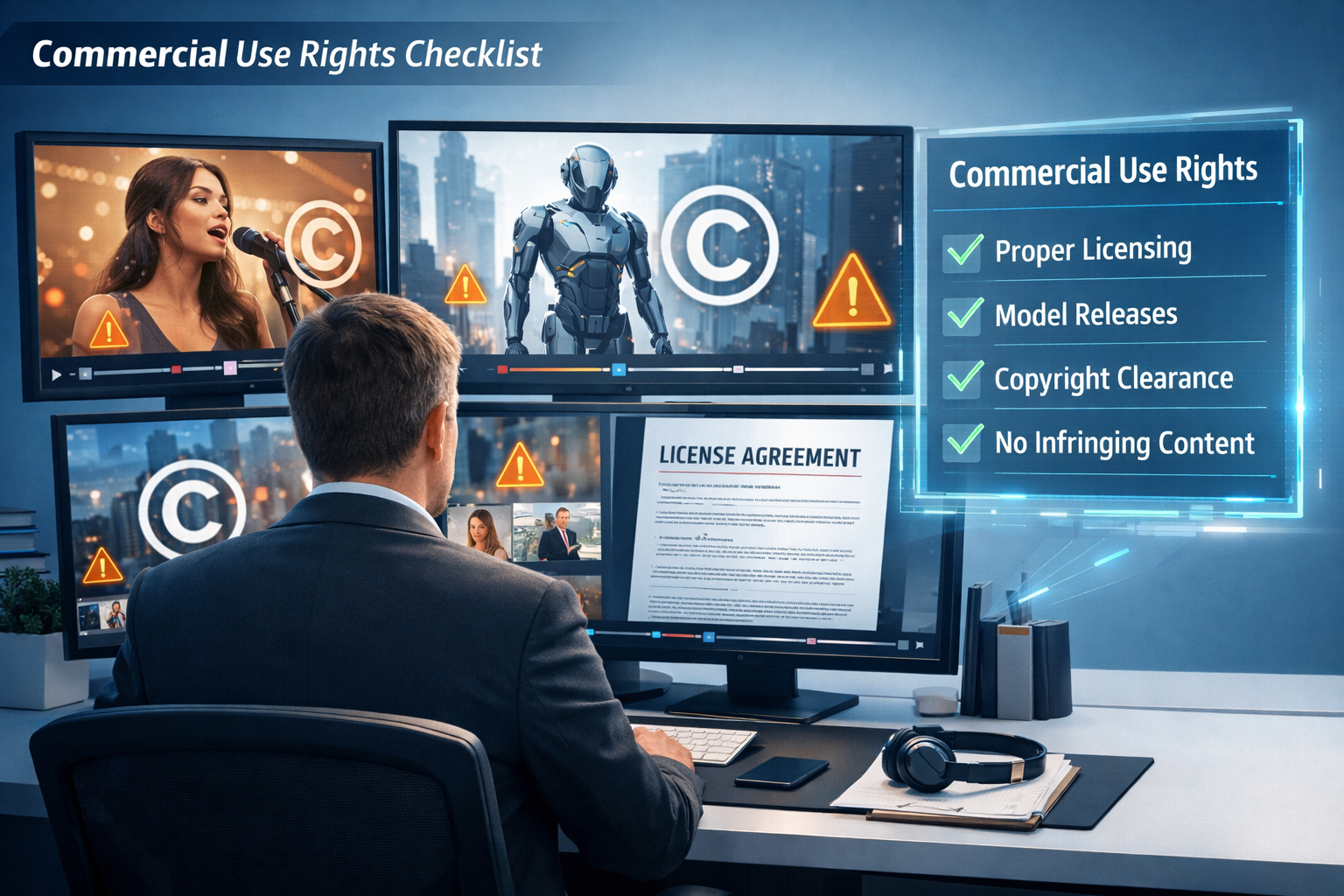 AI Generated Videos & Commercial Copyright