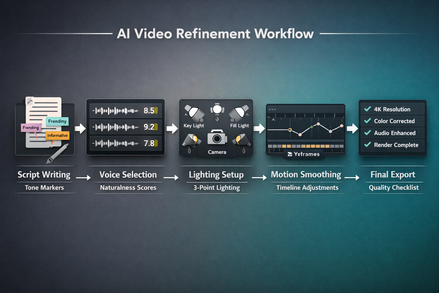 avoid AI videos looking fake