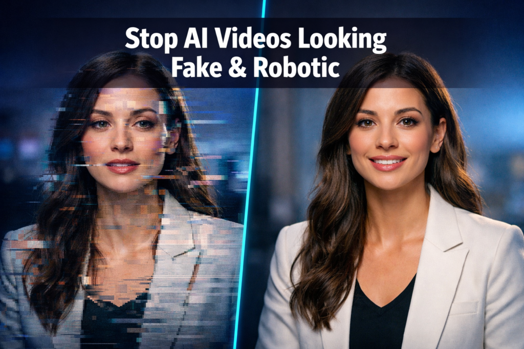 How to avoid AI videos looking fake or robotic?