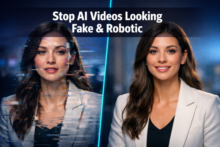 How to avoid AI videos looking fake or robotic?