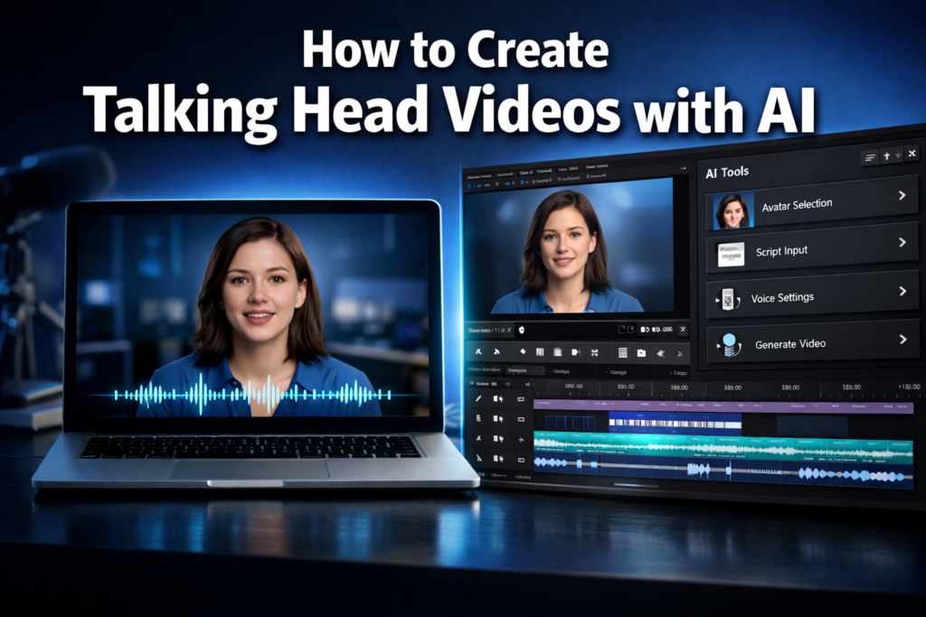 How to create talking head videos with AI?