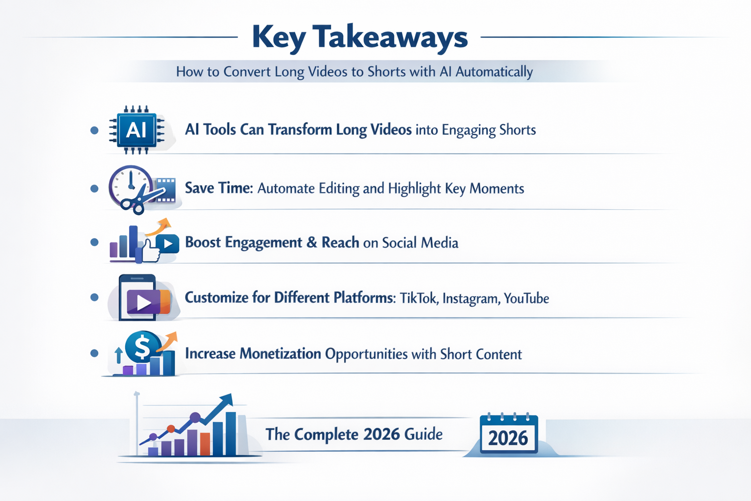 How to convert long videos to shorts with AI automatically?