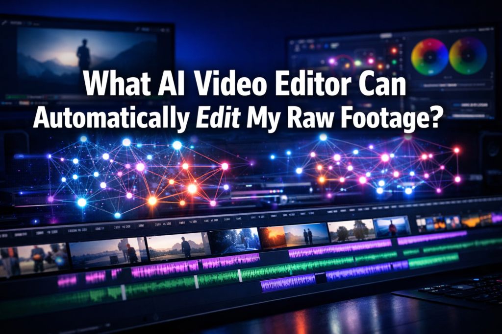 What AI video editor can automatically edit my raw footage?