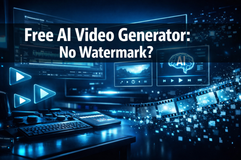 Which free AI video generator has no watermark?
