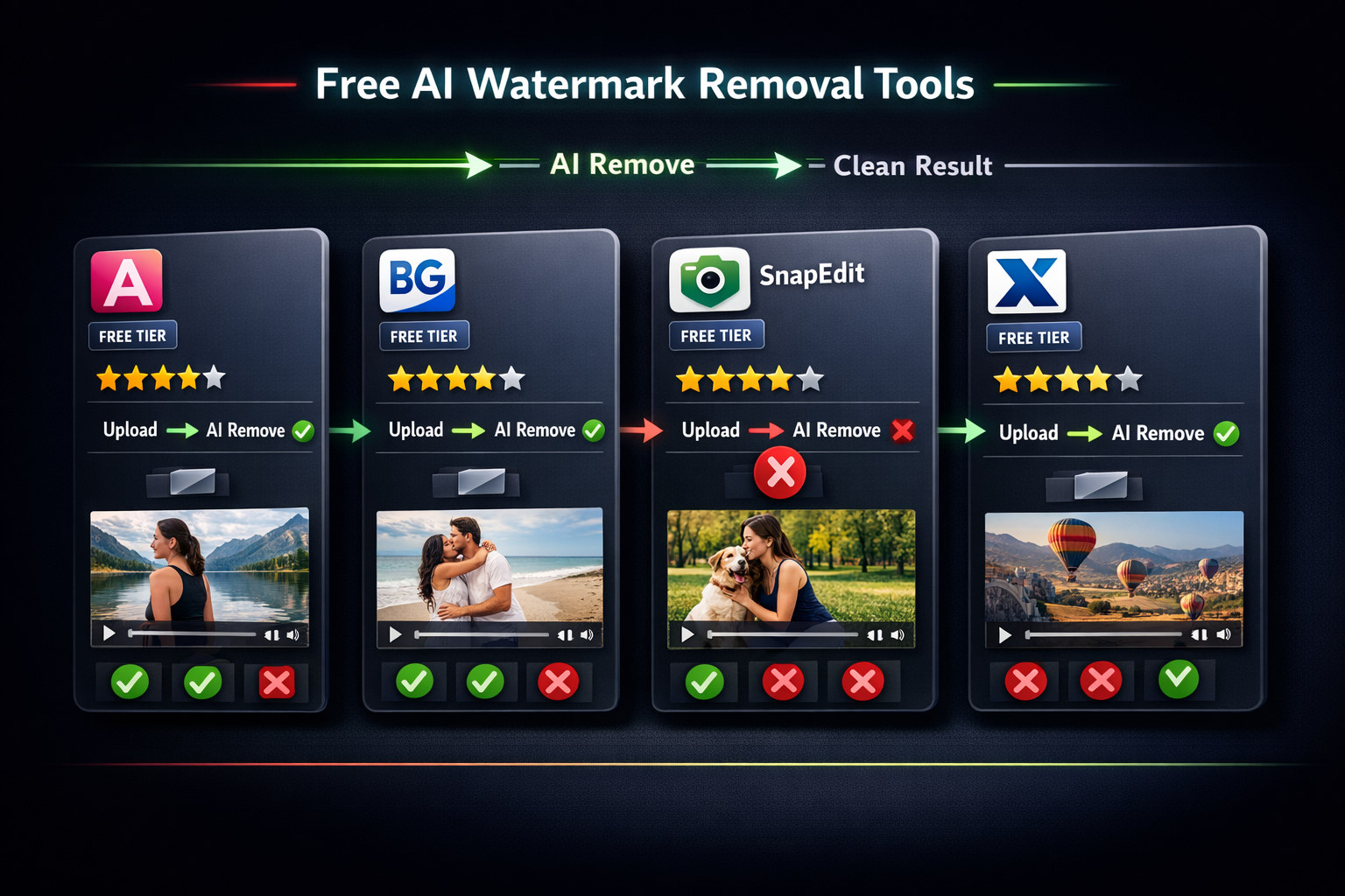 AI video watermark removal free