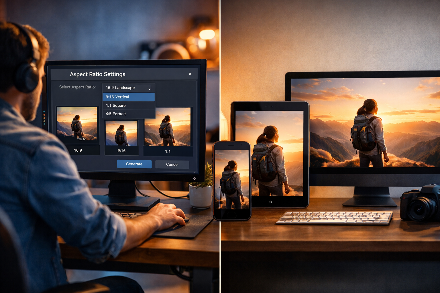 AI Video Generator Aspect Ratios