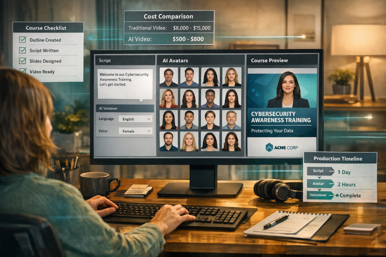 Best AI video maker for e-learning
