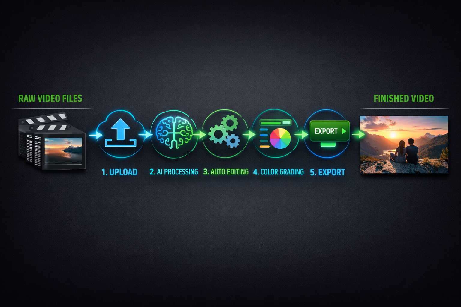 AI Video Editor to Auto-Edit Raw Footage