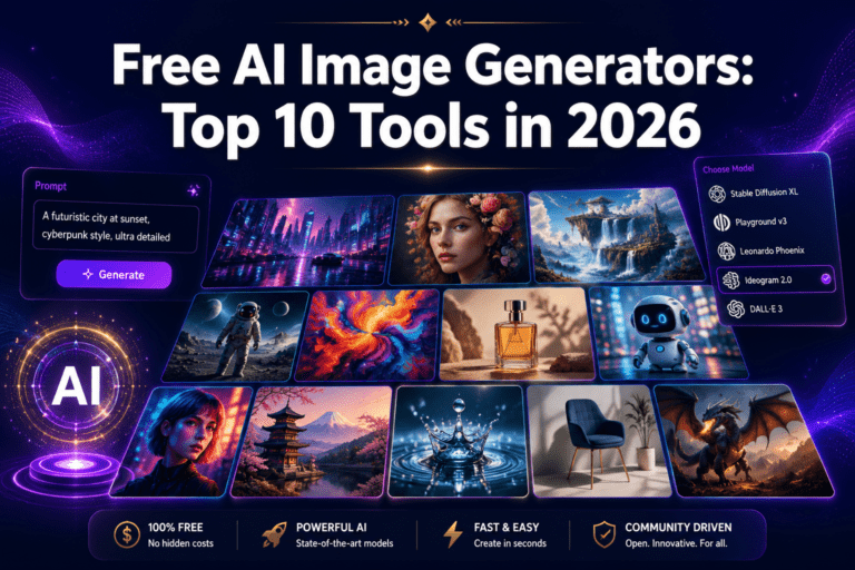 Free AI Image Generators: Top 10 Tools in 2026