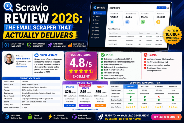 Scravio product screenshot 1