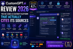 CustomGPT.ai Review 2026: The No-Code AI Chatbot Platform That Actually Cites Its Sources