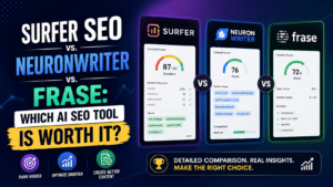 Surfer SEO vs. NeuronWriter vs. Frase: Which AI SEO Tool Is Worth It? Yea I
