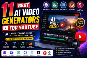 11 Best AI Video Generators for YouTube 2026 (Expert Tested)