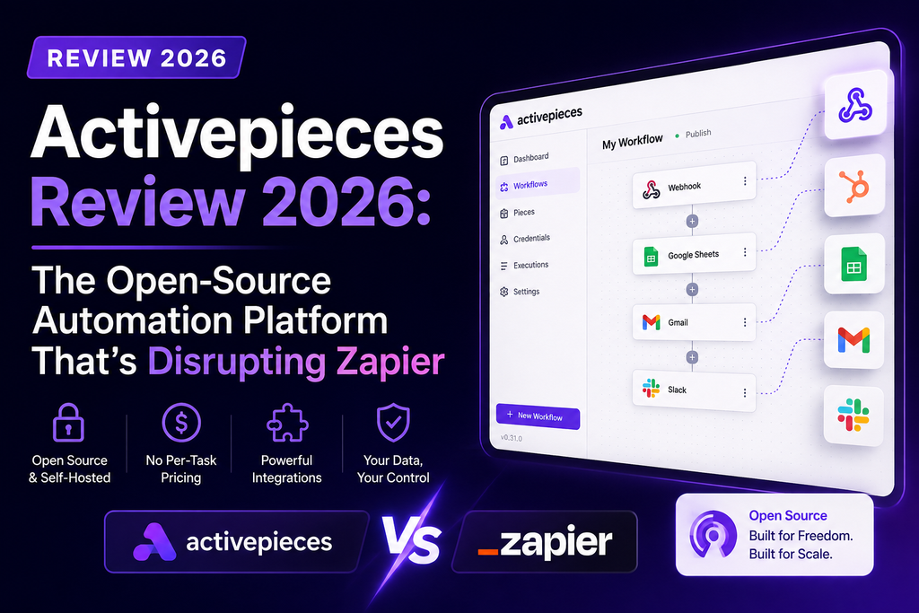 Activepieces Review 2026: The Open-Source Automation Platform That’s Disrupting Zapier - ReviewNexa Analysis