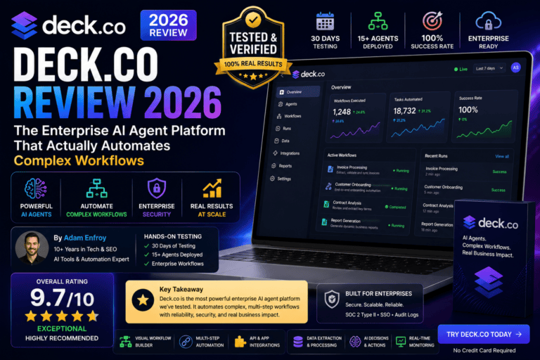 Deck.co Review 2026: The Enterprise AI Agent Platform That Actually Automates Complex Workflows