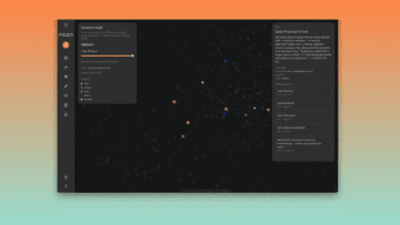 NOAN review 2026 showing the business fact management dashboard and API-connected knowledge base