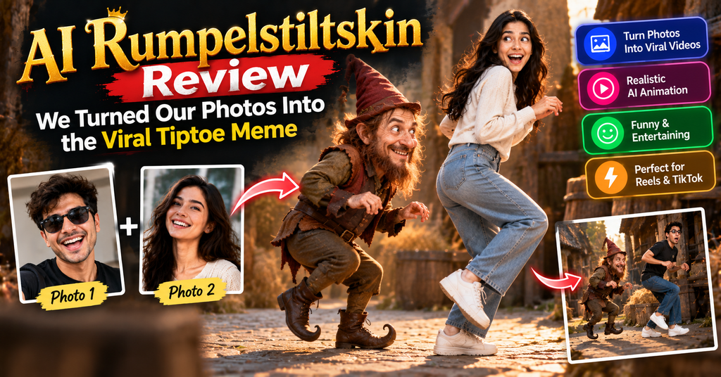 AI Rumpelstiltskin Review: We Turned Our Photos Into the Viral Tiptoe Meme - ReviewNexa Analysis