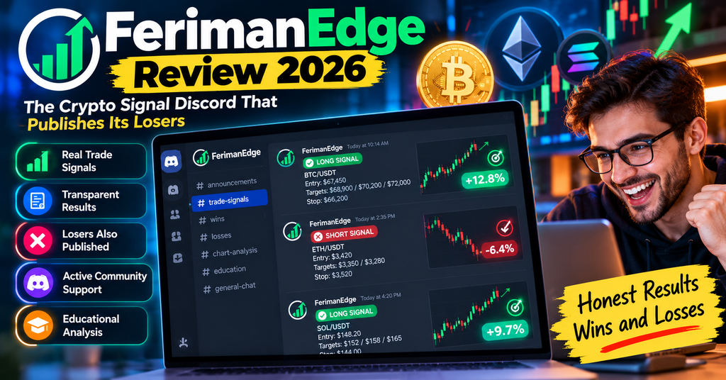 FerimanEdge Review 2026: The Crypto Signal Discord That Publishes Its Losers - ReviewNexa Analysis