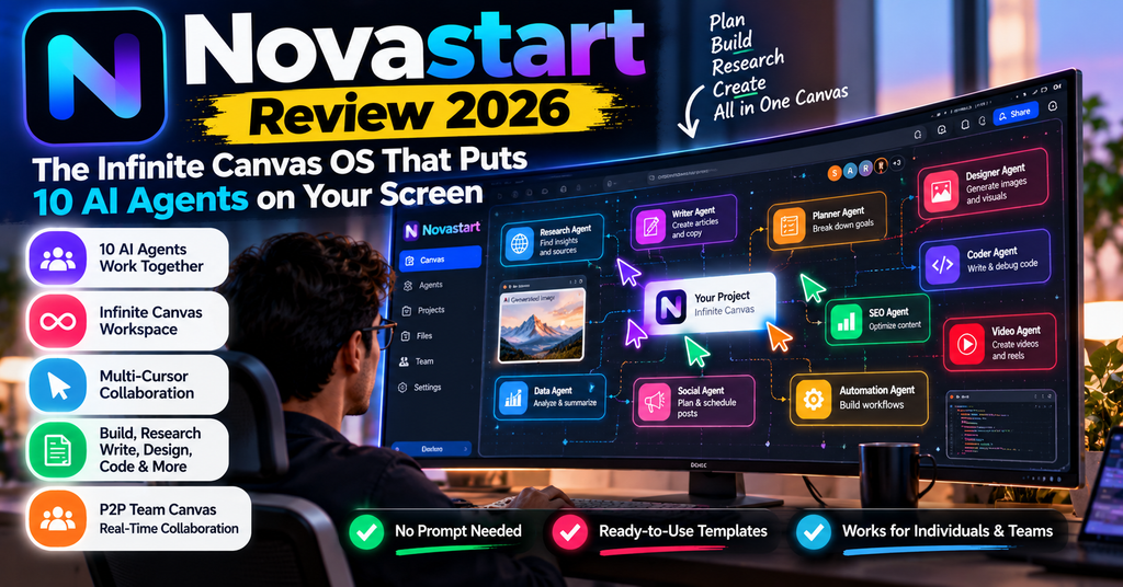 Novastart Review 2026: The Infinite Canvas OS That Puts 10 AI Agents on Your Screen - ReviewNexa Analysis
