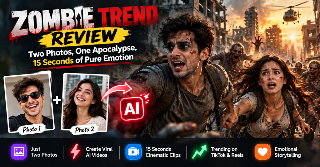 Zombie Trend Review: Two Photos, One Apocalypse, 15 Seconds of Pure Emotion - ReviewNexa Analysis